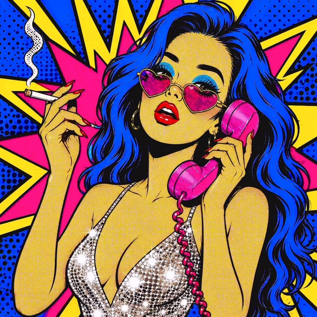 Tendre Commission: Disco Glitch Series #2 - 1/1 by RachelSTWood